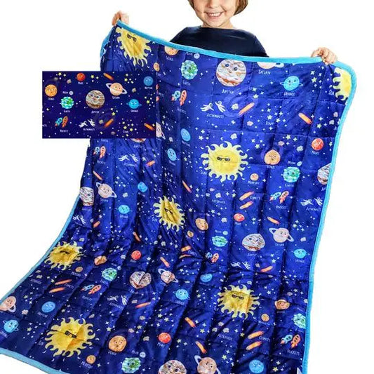 Solar System Planets 5 lb. Weighted Blanket